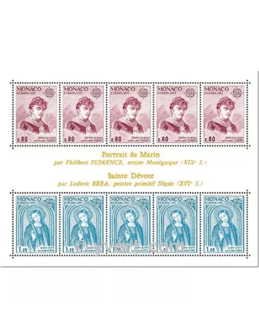 n° 10 -  Timbre Monaco Bloc et feuillets
