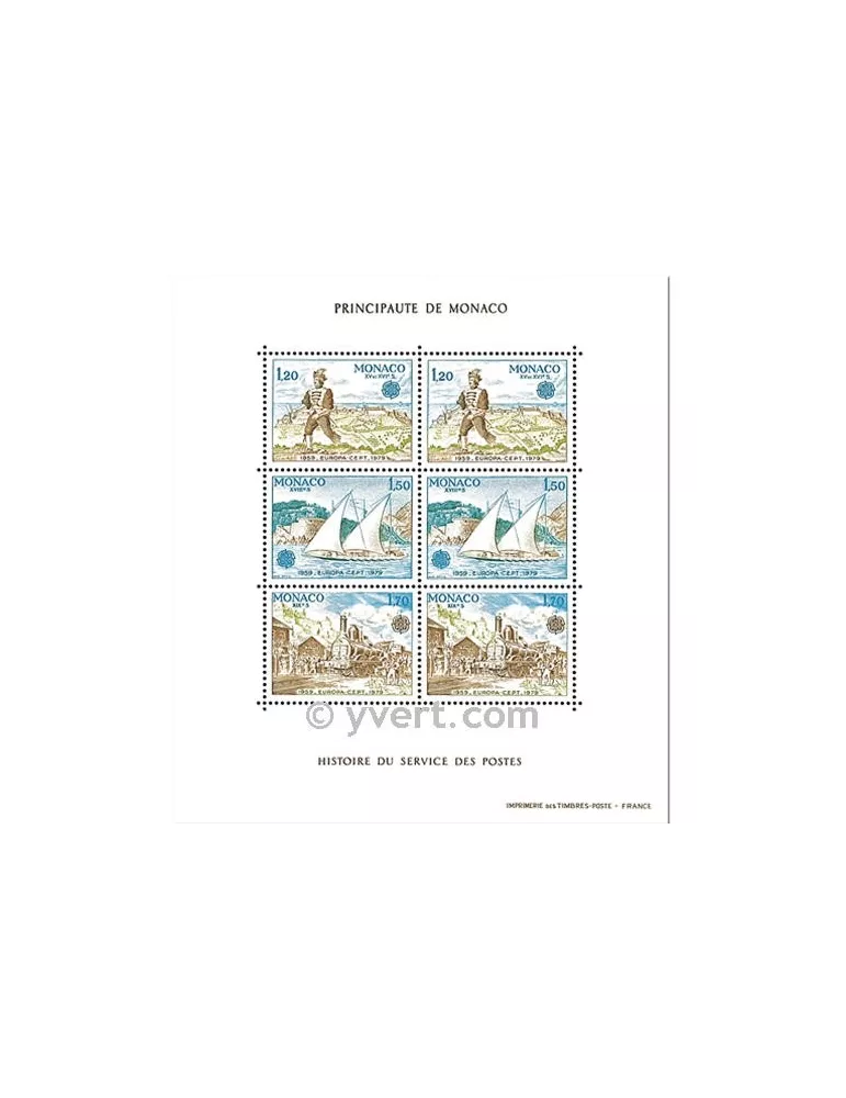 n° 17 -  Timbre Monaco Bloc et feuillets