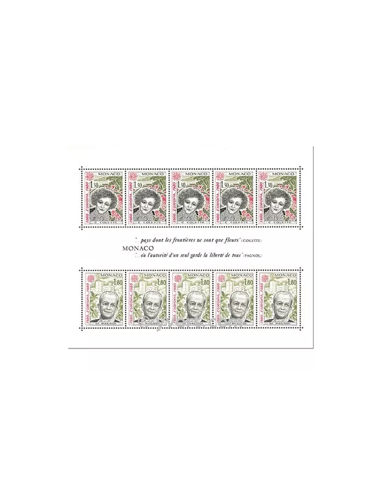 n° 18 -  Timbre Monaco Bloc et feuillets