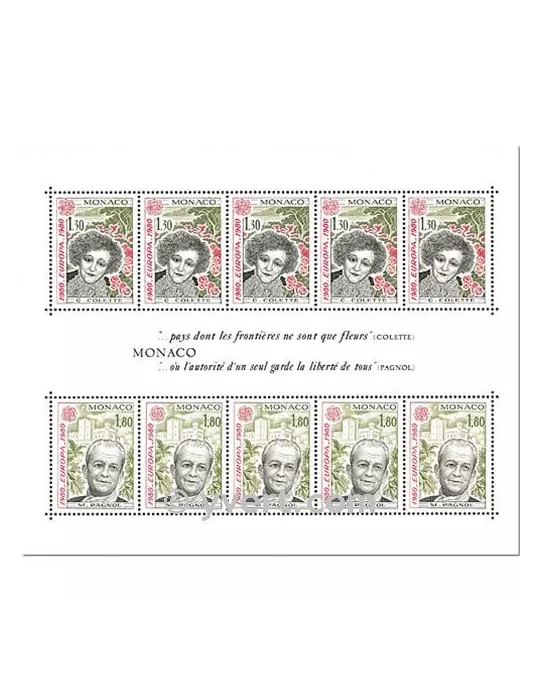 n° 18 -  Timbre Monaco Bloc et feuillets
