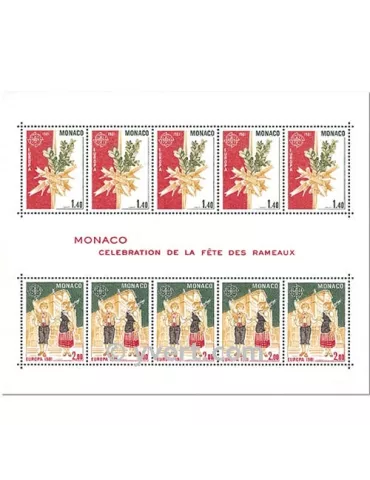 n° 19 -  Timbre Monaco Bloc et feuillets
