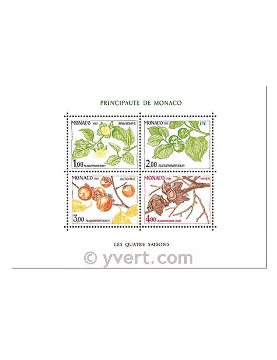 n° 20 -  Timbre Monaco Bloc et feuillets