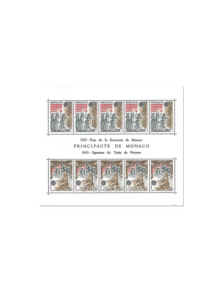 n° 22 -  Timbre Monaco Bloc et feuillets