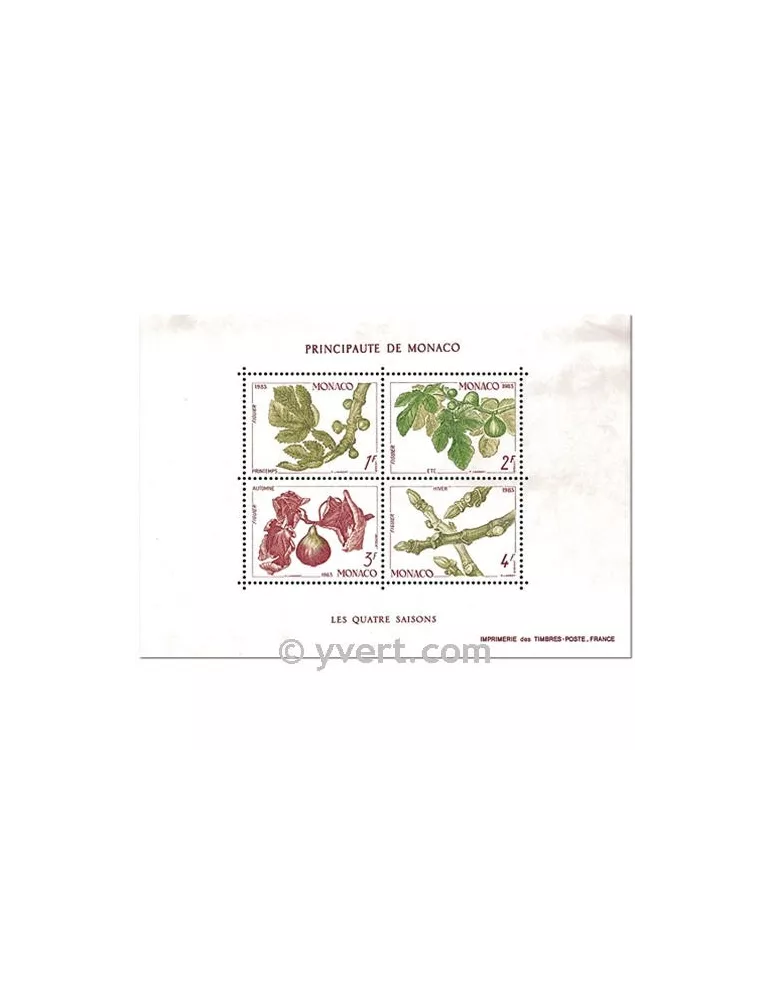 n° 26 -  Timbre Monaco Bloc et feuillets