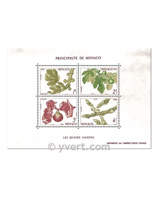 n° 26 -  Timbre Monaco Bloc et feuillets