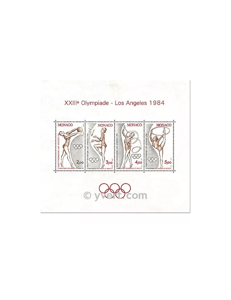 n° 27 -  Timbre Monaco Bloc et feuillets