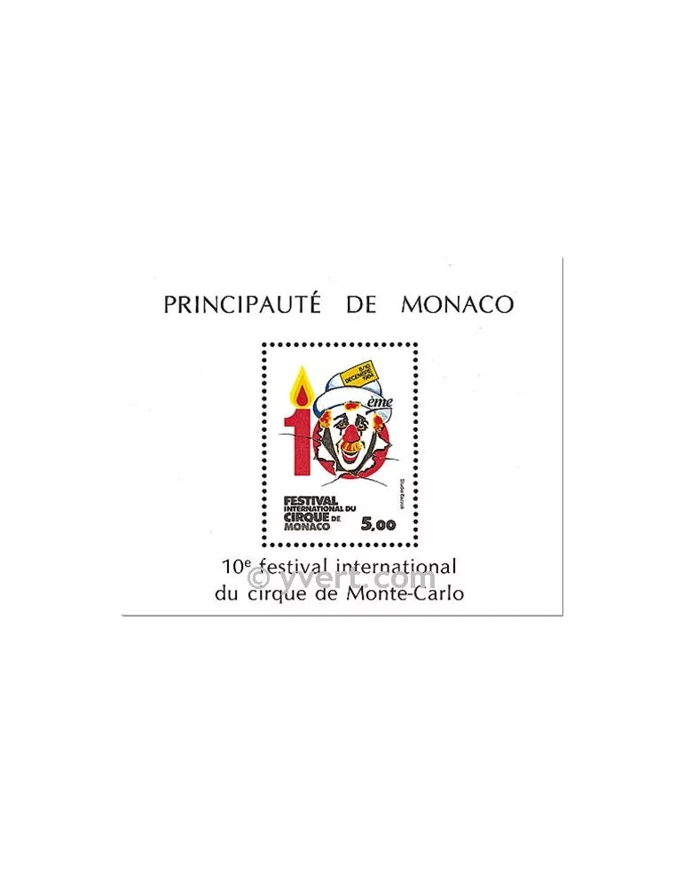 n° 29 -  Timbre Monaco Bloc et feuillets