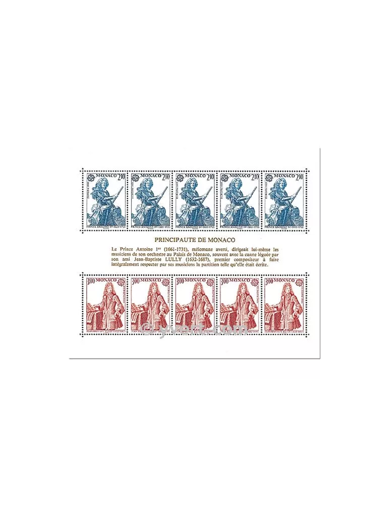 n° 30 -  Timbre Monaco Bloc et feuillets