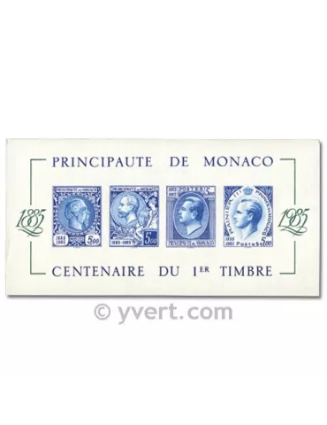 n° 33a -  Timbre Monaco Bloc et feuillets
