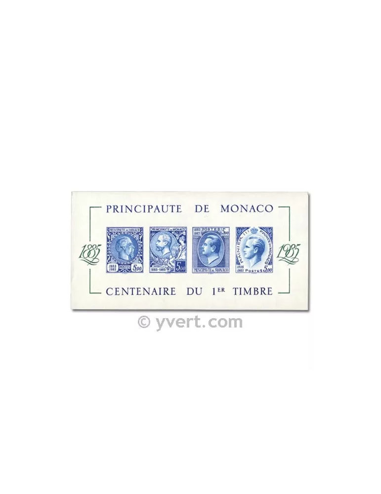 n° 33a -  Timbre Monaco Bloc et feuillets