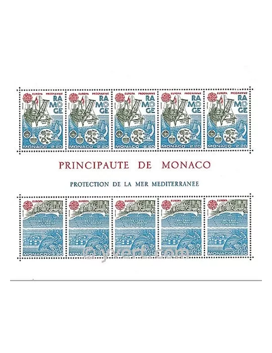 n° 34 -  Timbre Monaco Bloc et feuillets