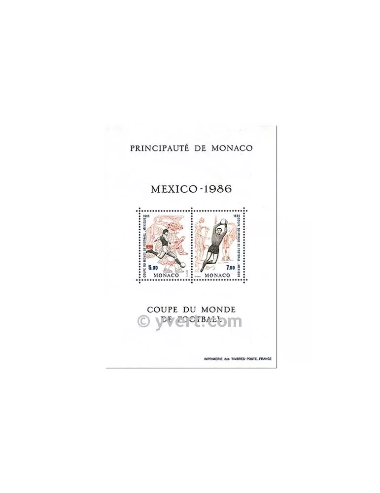 n° 35 -  Timbre Monaco Bloc et feuillets