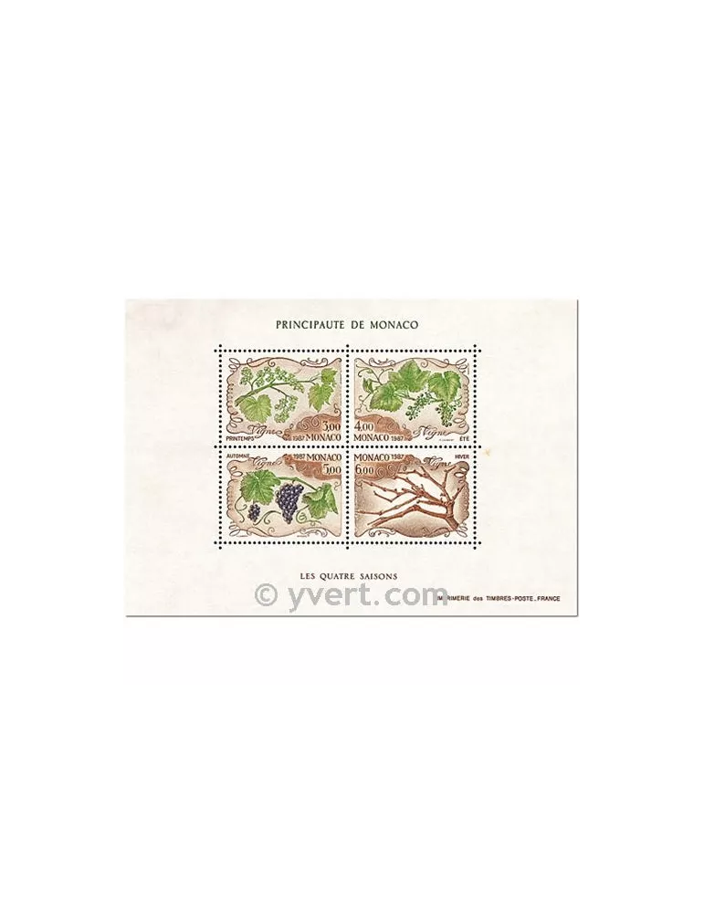 n° 38 -  Timbre Monaco Bloc et feuillets