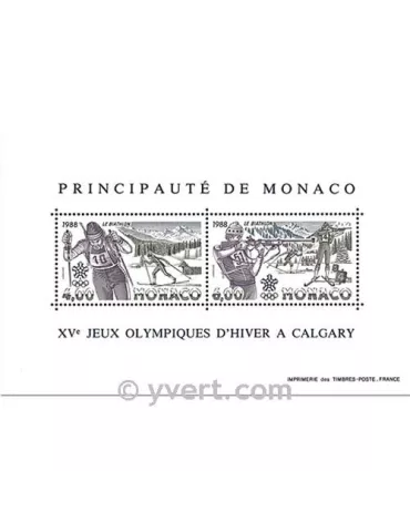 n° 40 -  Timbre Monaco Bloc et feuillets
