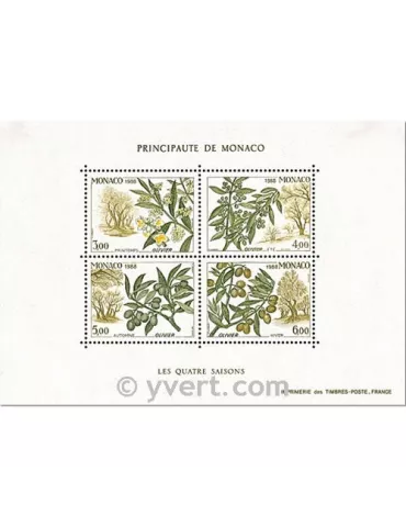 n° 43 -  Timbre Monaco Bloc et feuillets