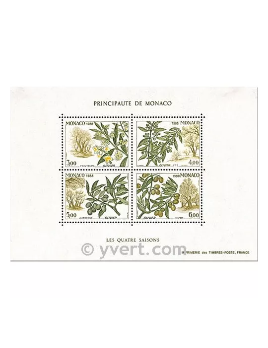 n° 43 -  Timbre Monaco Bloc et feuillets