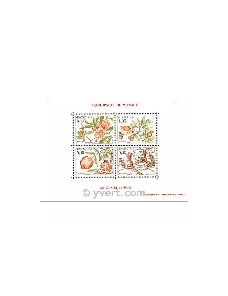 n° 44 -  Timbre Monaco Bloc et feuillets