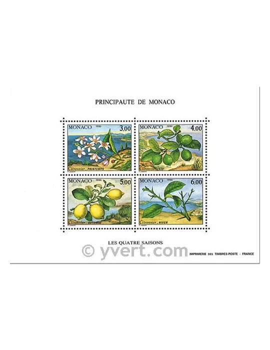 n° 51 -  Timbre Monaco Bloc et feuillets