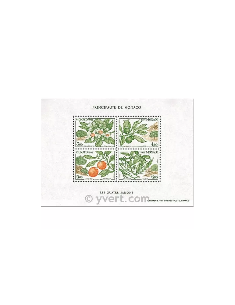 n° 54 -  Timbre Monaco Bloc et feuillets