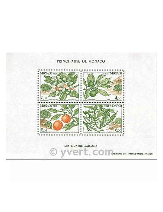 n° 54 -  Timbre Monaco Bloc et feuillets