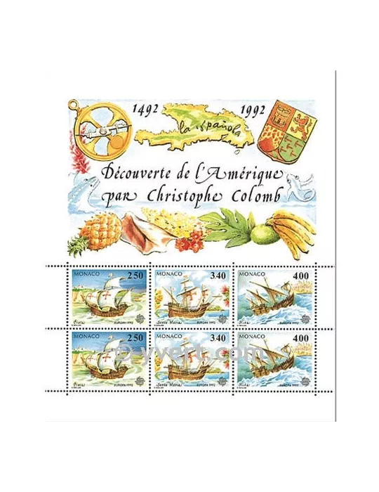 n° 57 -  Timbre Monaco Bloc et feuillets