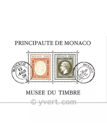 n° 58 -  Timbre Monaco Bloc et feuillets