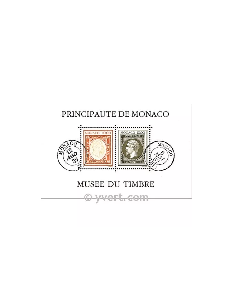 n° 58 -  Timbre Monaco Bloc et feuillets
