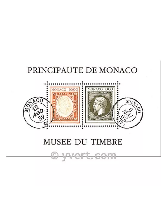 n° 58 -  Timbre Monaco Bloc et feuillets
