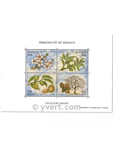 n° 60 -  Timbre Monaco Bloc et feuillets