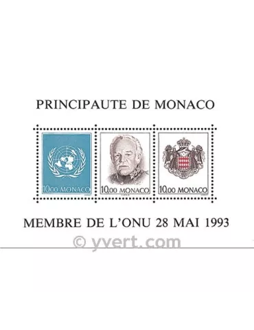 n° 62 -  Timbre Monaco Bloc et feuillets
