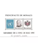n° 62 -  Timbre Monaco Bloc et feuillets