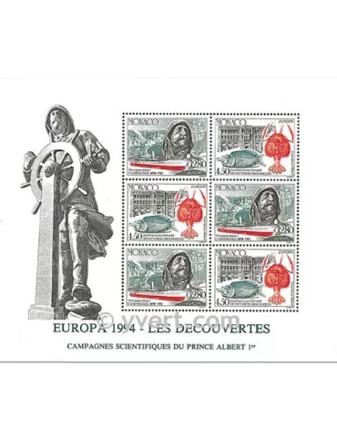 n° 65 -  Timbre Monaco Bloc et feuillets