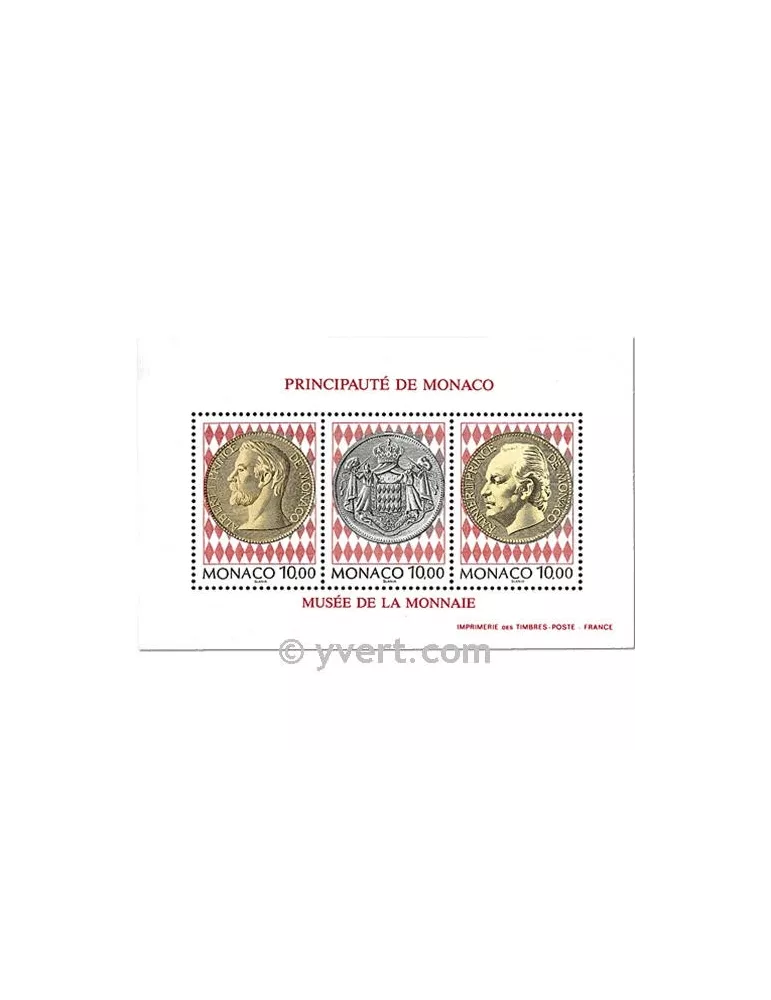 n° 66 -  Timbre Monaco Bloc et feuillets