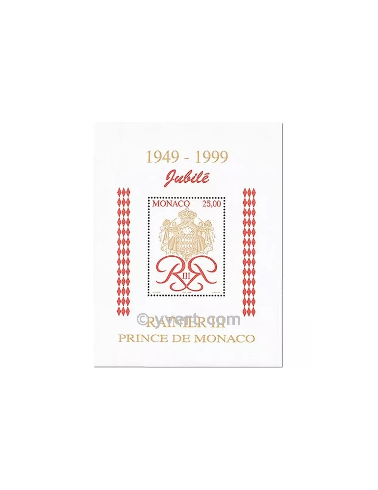 n° 80 -  Timbre Monaco Bloc et feuillets