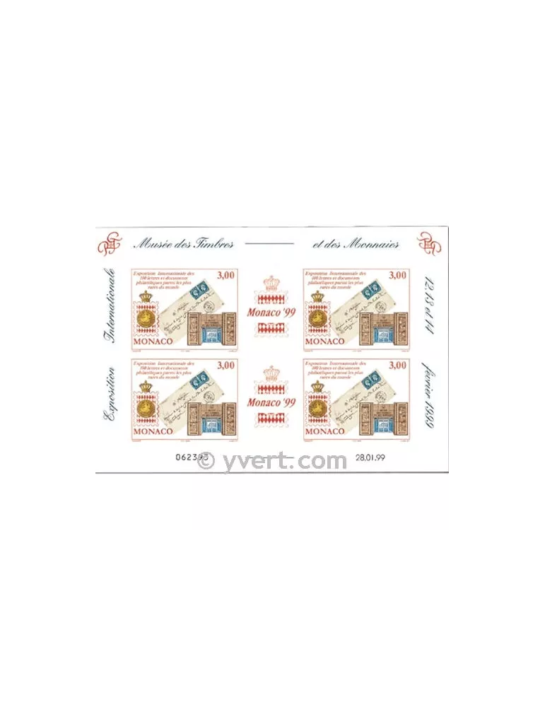 n° 81 -  Timbre Monaco Bloc et feuillets