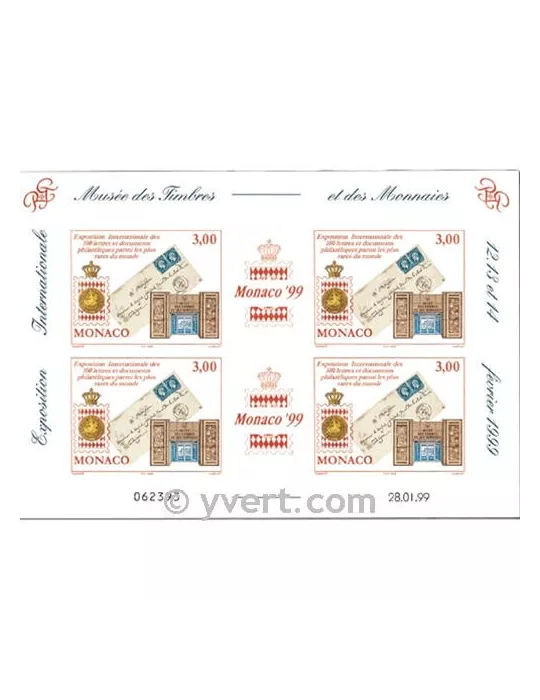 n° 81 -  Timbre Monaco Bloc et feuillets