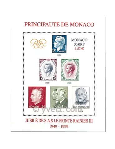 n° 83 -  Timbre Monaco Bloc et feuillets