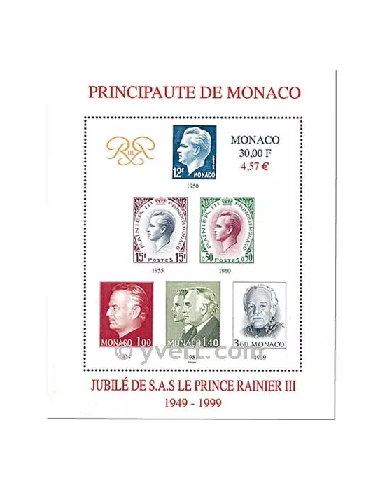 n° 83 -  Timbre Monaco Bloc et feuillets