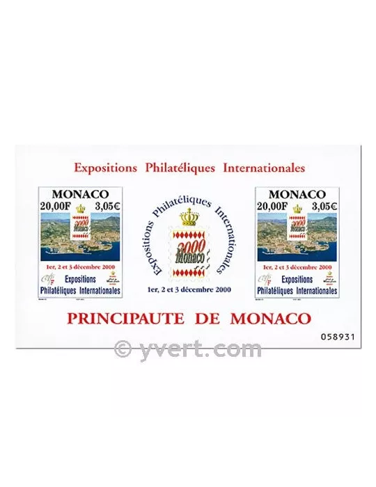 n° 85 -  Timbre Monaco Bloc et feuillets