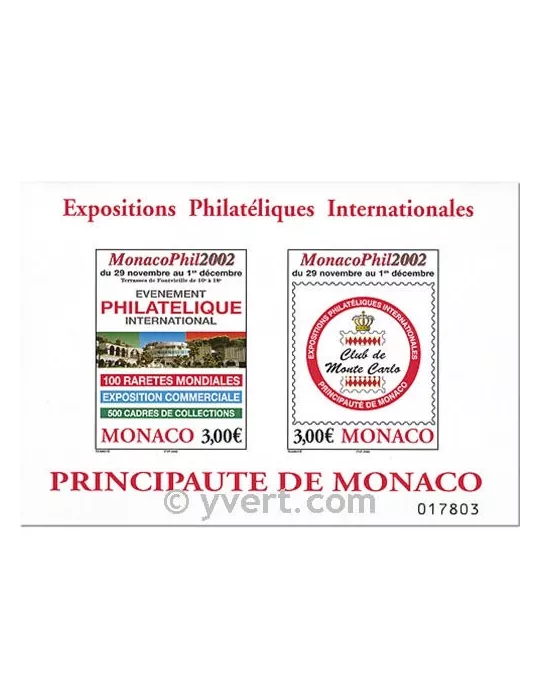 n° 88 -  Timbre Monaco Bloc et feuillets