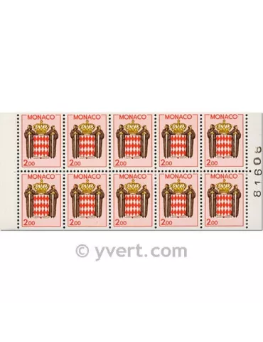n° 2 -  Timbre Monaco Carnets
