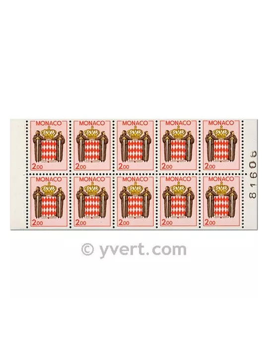 n° 2 -  Timbre Monaco Carnets
