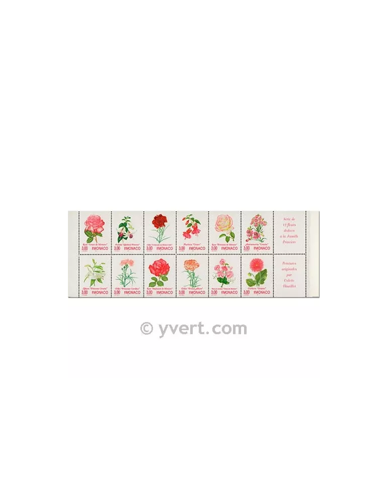 n° 12 -  Timbre Monaco Carnets