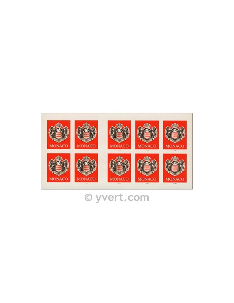 n° 13 -  Timbre Monaco Carnets