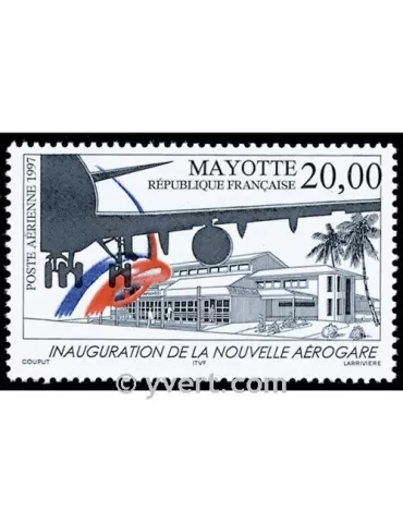 n° 1 -  Timbre Mayotte Poste aérienne