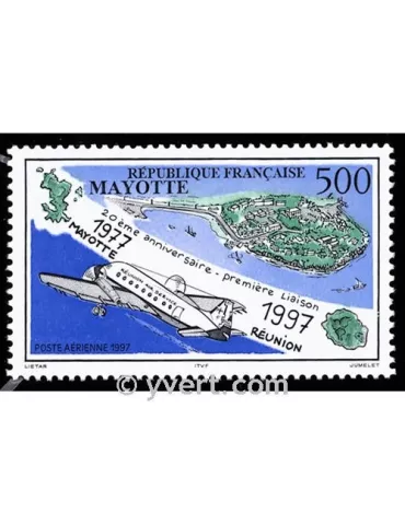 n° 2 -  Timbre Mayotte Poste aérienne