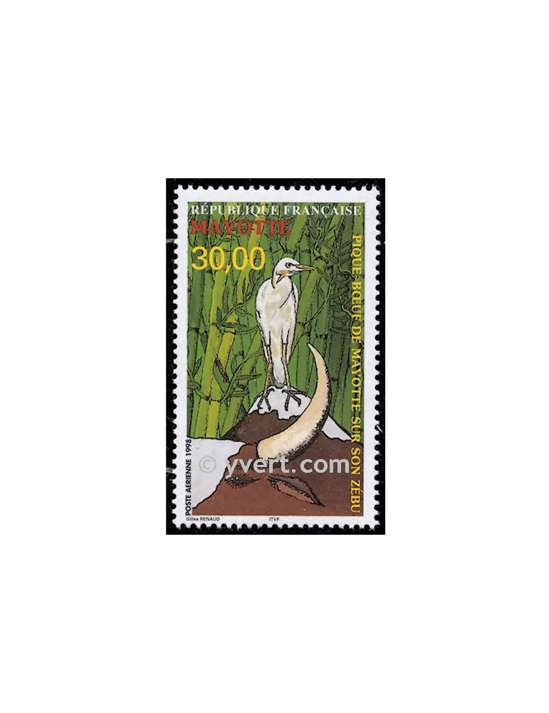 n° 3 -  Timbre Mayotte Poste aérienne