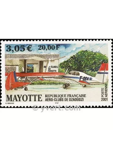 n° 5 -  Timbre Mayotte Poste aérienne