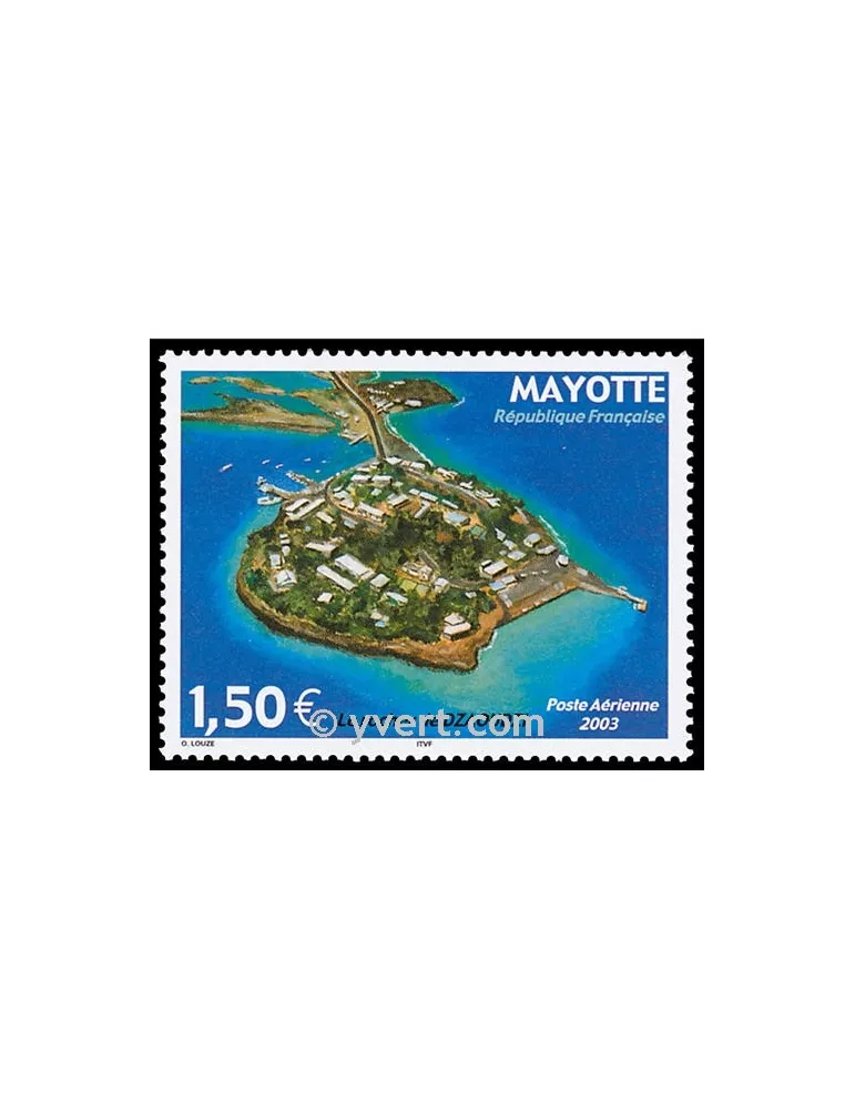 n° 6 -  Timbre Mayotte Poste aérienne