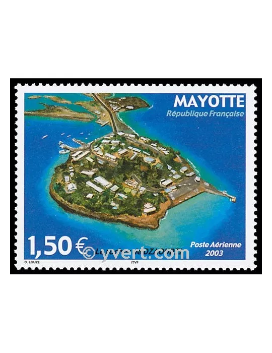 n° 6 -  Timbre Mayotte Poste aérienne